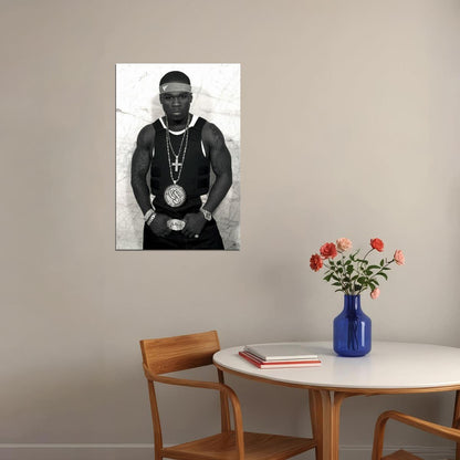 50 Cent Poster Hip-hop Music Wall Art Rap Artist Print