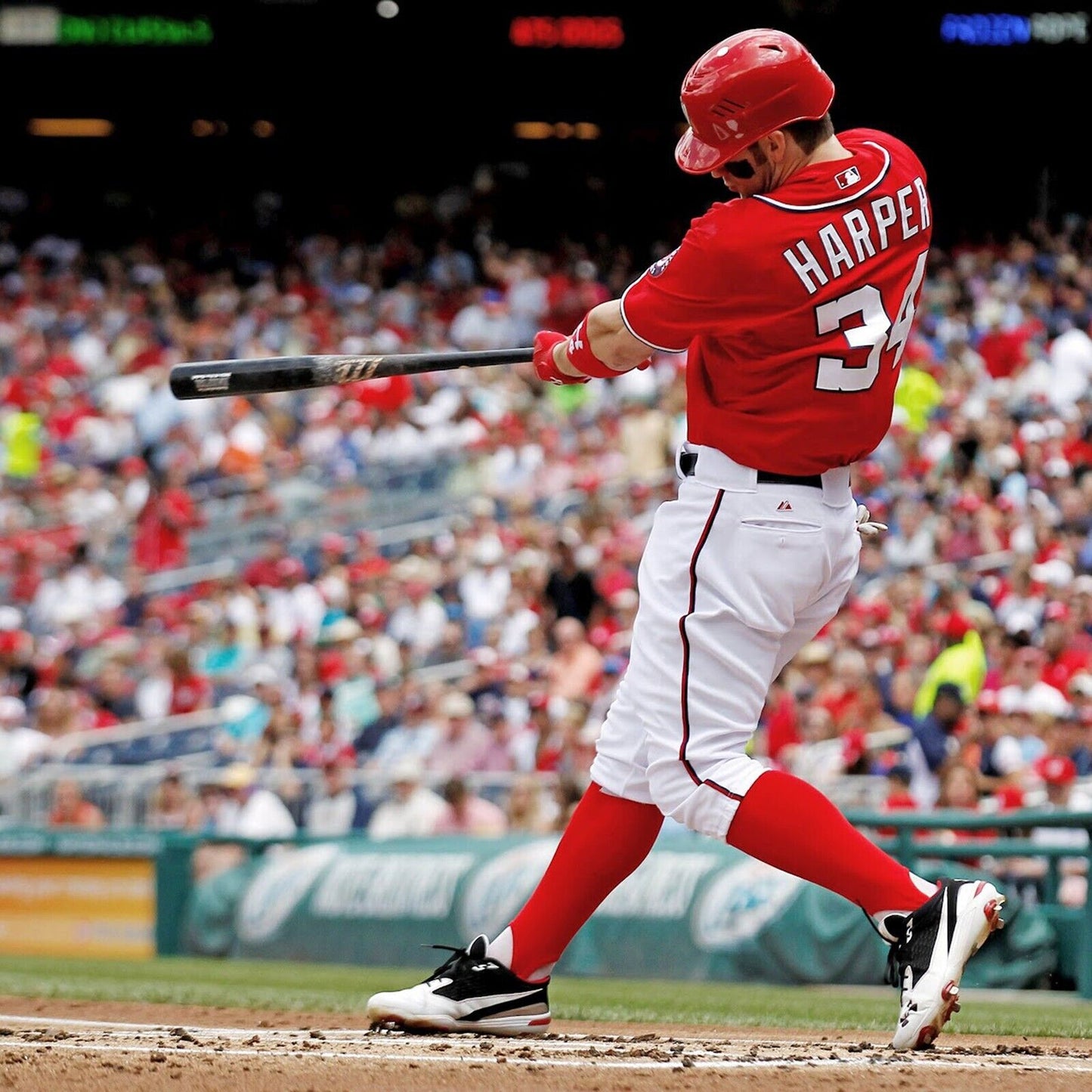 Bryce Harper Baseball Poster Mlb Player Wall Art Philadelphia Phillies Sports Print - xonomax