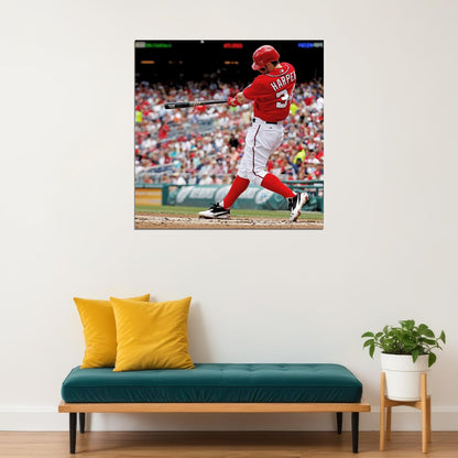 Bryce Harper Baseball Poster Mlb Player Wall Art Philadelphia Phillies Sports Print - xonomax