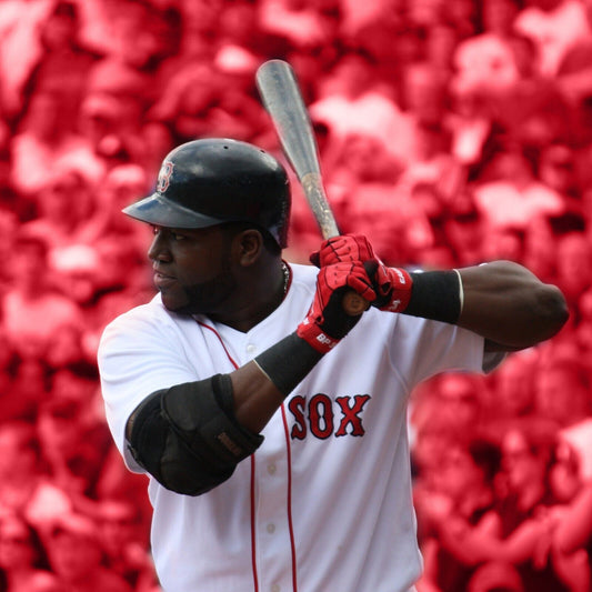 David Ortiz Big Papi Baseball Poster Mlb Legend Wall Art Boston Red Sox Sports Print - xonomax