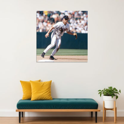 Cal Ripken Jr. Baseball Poster Mlb Legend Wall Art Baltimore Orioles Sports Print - xonomax