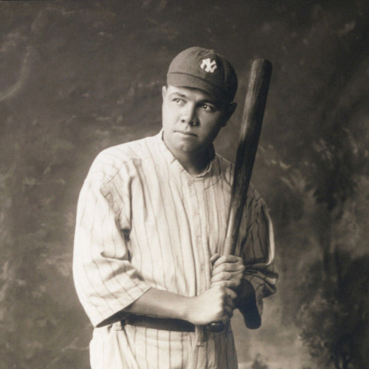 Babe Ruth Baseball Legend Poster Mlb Icon Wall Art Sports Print - xonomax