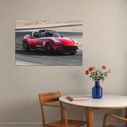 Mazda Miata Car Poster Sports Vehicle Wall Art Classic Sports Car - xonomax
