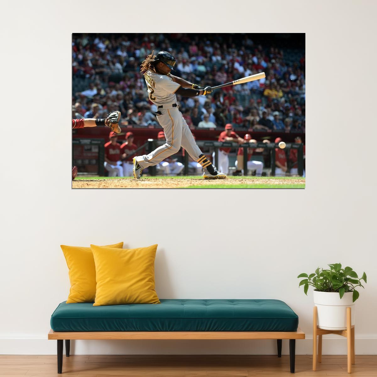 Andrew Mccutchen Baseball Poster Mlb Player Wall Art Pittsburgh Pirates Sports Print - xonomax