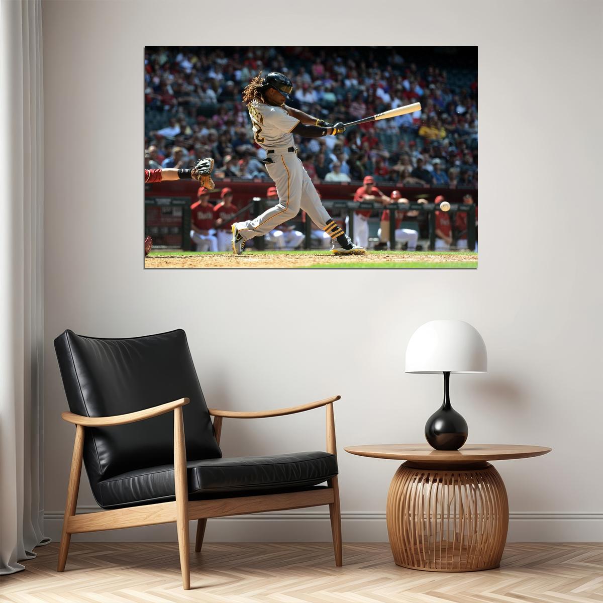 Andrew Mccutchen Baseball Poster Mlb Player Wall Art Pittsburgh Pirates Sports Print - xonomax