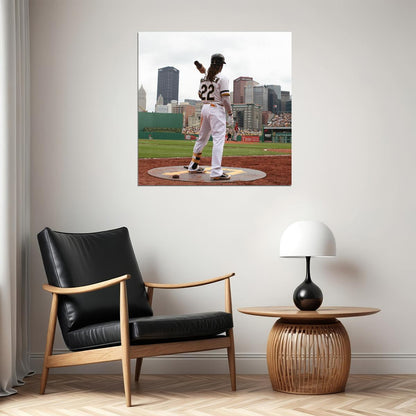 Andrew Mccutchen Baseball Poster Mlb Player Wall Art Pittsburgh Pirates Sports Print - xonomax