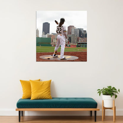 Andrew Mccutchen Baseball Poster Mlb Player Wall Art Pittsburgh Pirates Sports Print - xonomax