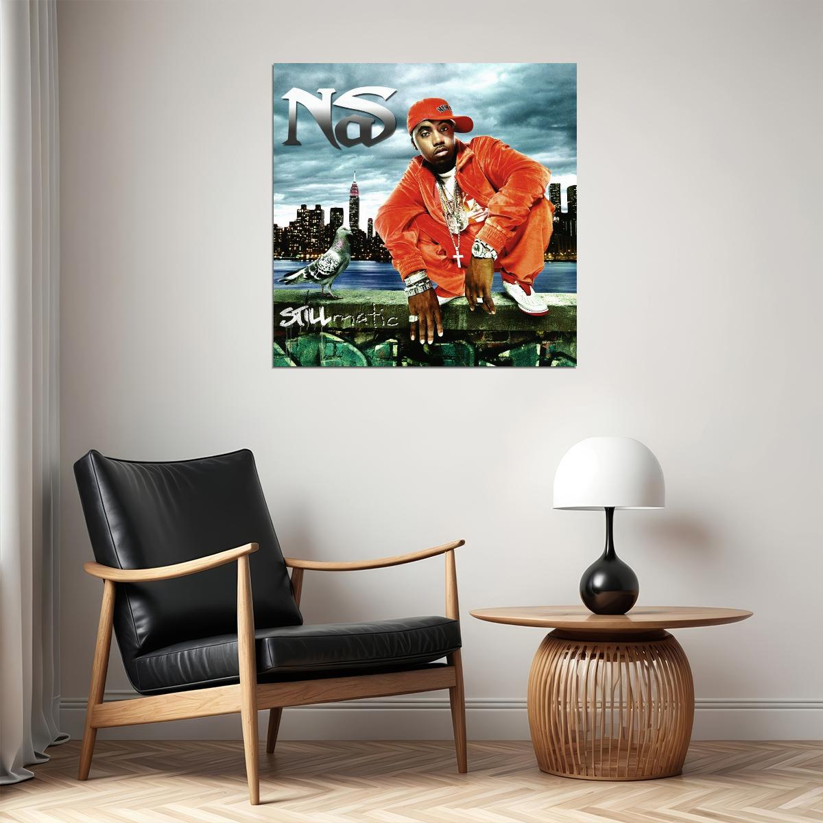 Nas Stillmatic Album Cover Art Music Poster Rap Hip-hop Artist Wall Print