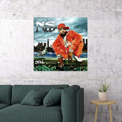 Nas Stillmatic Album Cover Art Music Poster Rap Hip-hop Artist Wall Print