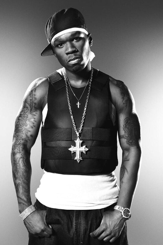 50 Cent Poster Hip-hop Music Wall Art Rap Artist Print - xonomax