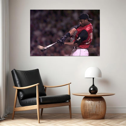 Ken Griffey Jr. Baseball Poster Mlb Player Wall Art Motivational Sports Print - xonomax