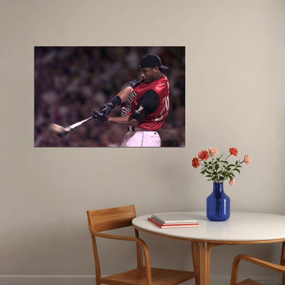 Ken Griffey Jr. Baseball Poster Mlb Player Wall Art Motivational Sports Print - xonomax