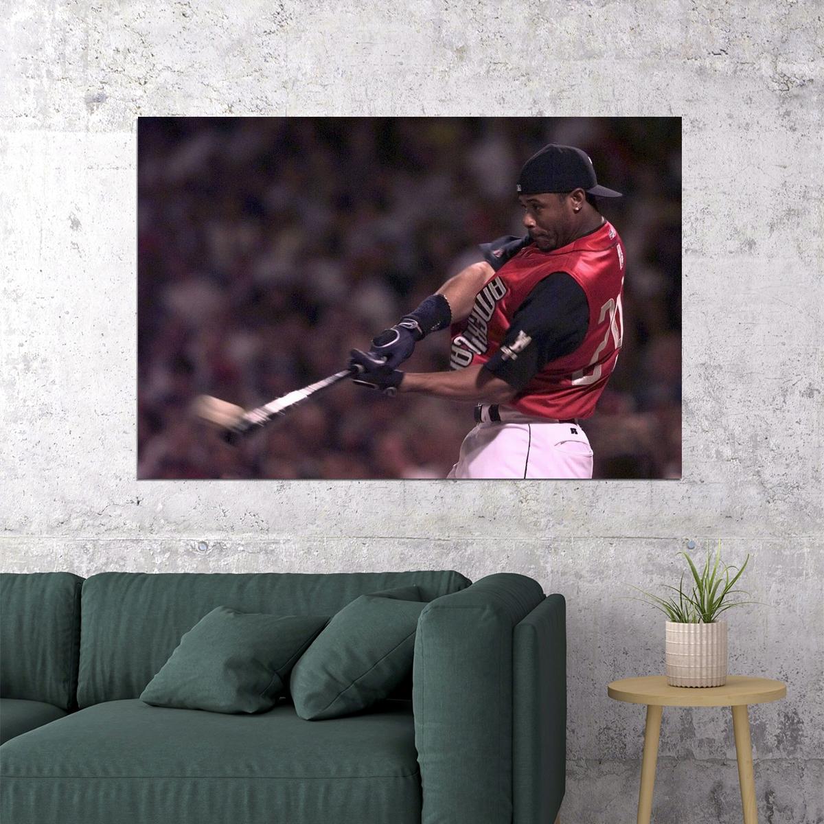 Ken Griffey Jr. Baseball Poster Mlb Player Wall Art Motivational Sports Print - xonomax