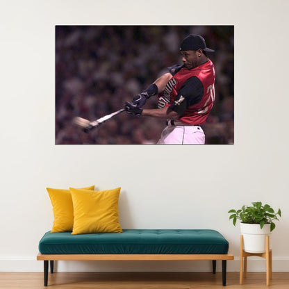 Ken Griffey Jr. Baseball Poster Mlb Player Wall Art Motivational Sports Print - xonomax