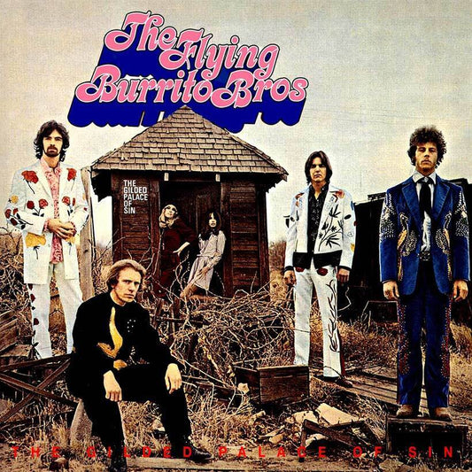 The Flying Burrito Bros Album Cover Art Music Poster Iconic Country Rock Group Print - xonomax