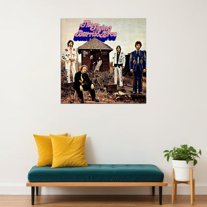 The Flying Burrito Bros Album Cover Art Music Poster Iconic Country Rock Group Print - xonomax