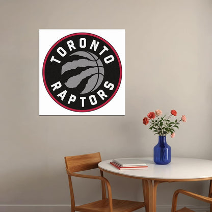 Toronto Raptors Basketball Team Logo Poster - xonomax