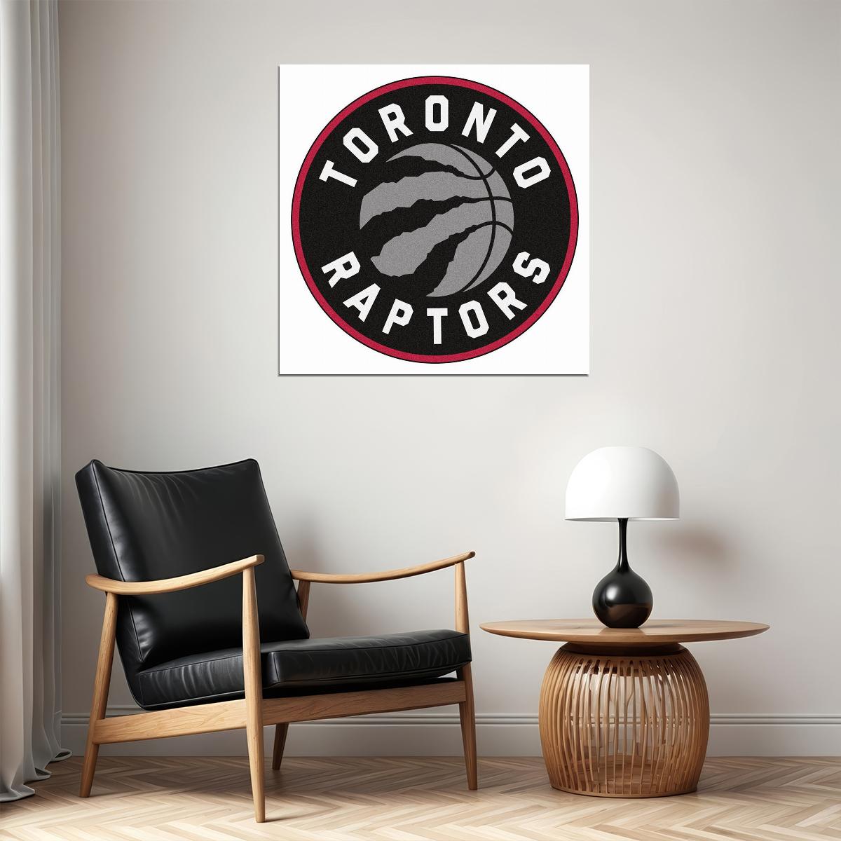 Toronto Raptors Basketball Team Logo Poster - xonomax