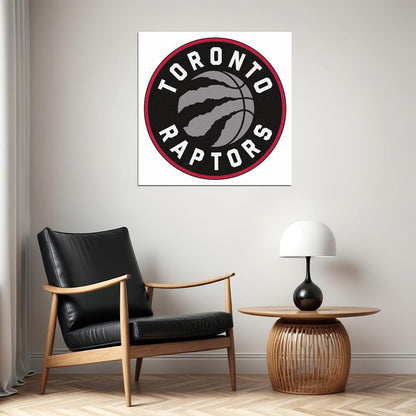 Toronto Raptors Basketball Team Logo Poster - xonomax