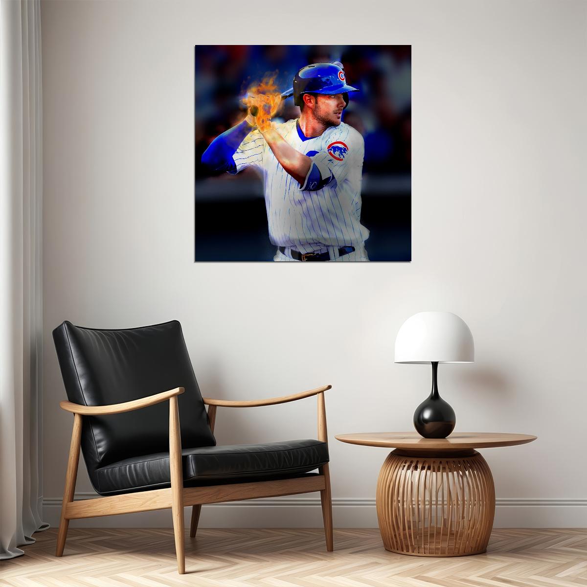 Kris Bryant Poster Mlb Baseball Player Wall Art - xonomax