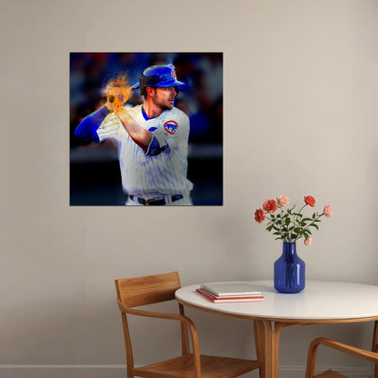 Kris Bryant Poster Mlb Baseball Player Wall Art - xonomax