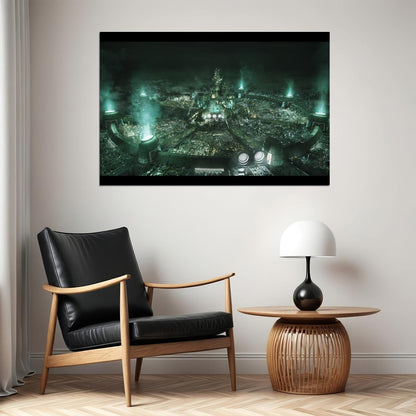 Final Fantasy Vii Poster Video Game Art Wall Art Classic Rpg Print