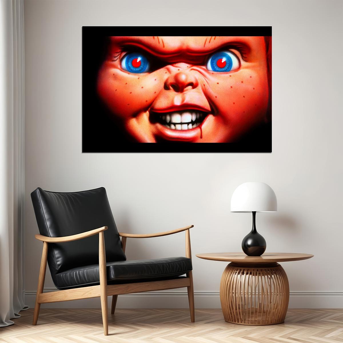 Chucky Movie Poster Horror Film Wall Art Cult Classic Print - xonomax