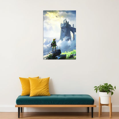 The Legend Of Zelda Breath Of The Wild Nintendo Video Game Poster Link Art Print - xonomax