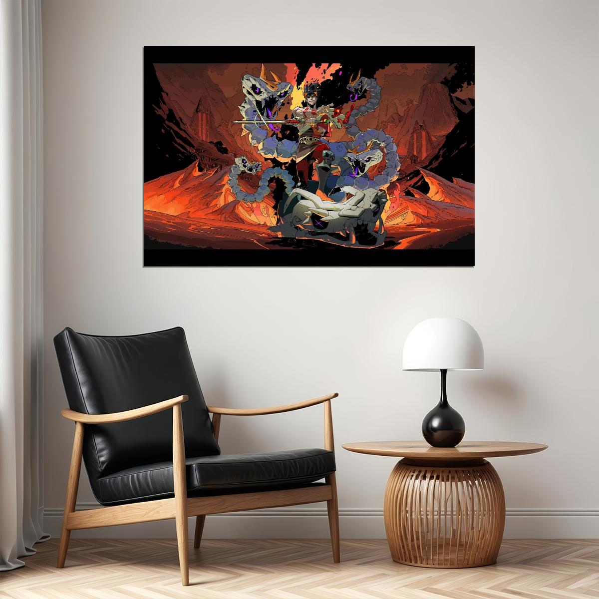 Hades Video Game Poster Indie Action Game Wall Art Mythology Print