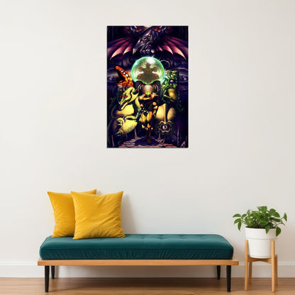 Super Metroid Nintendo Video Game Poster Iconic Retro Sci-fi Wall Art