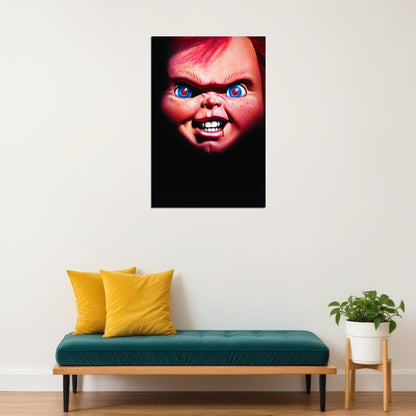 Chucky Movie Poster Horror Film Wall Art Cult Classic Print