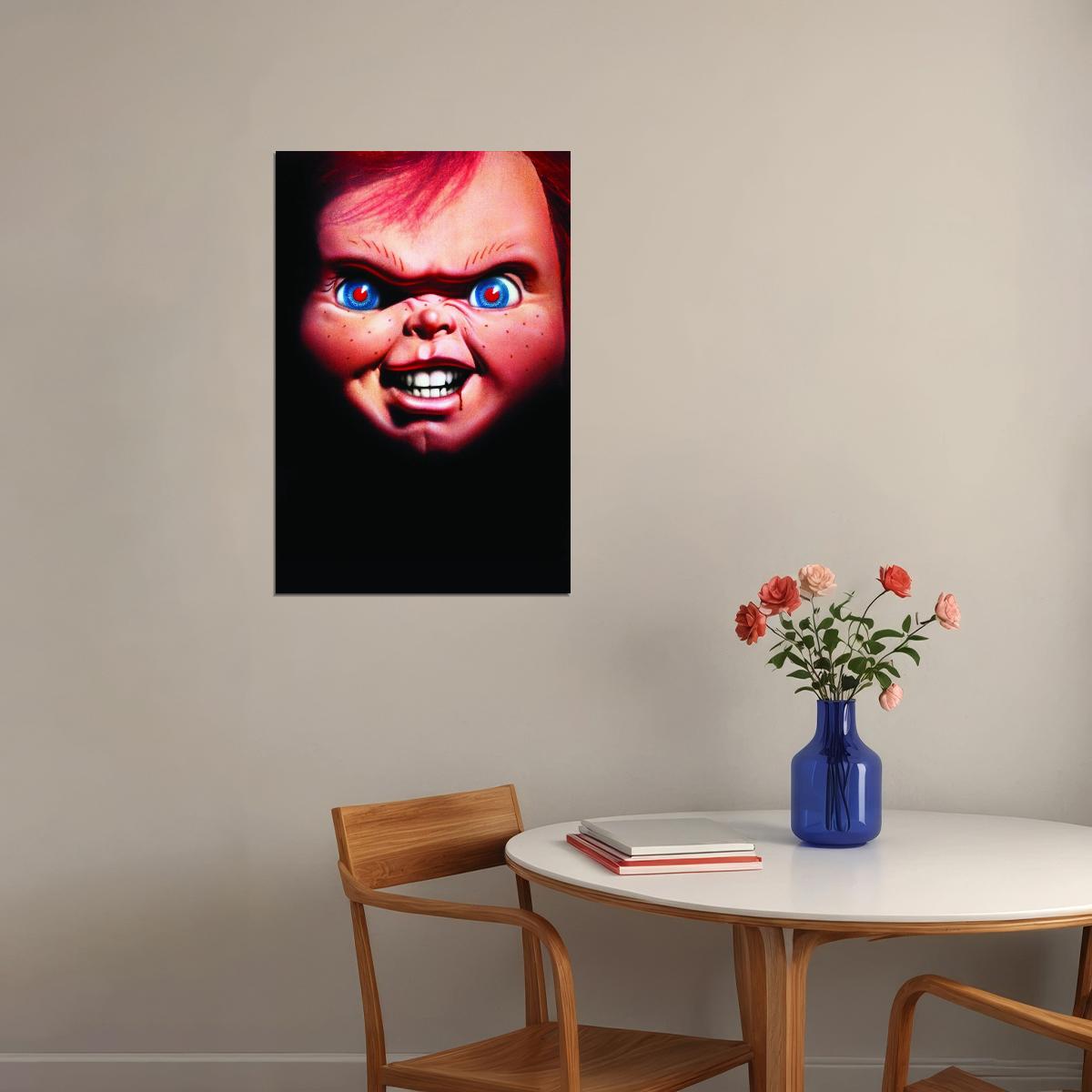 Chucky Movie Poster Horror Film Wall Art Cult Classic Print