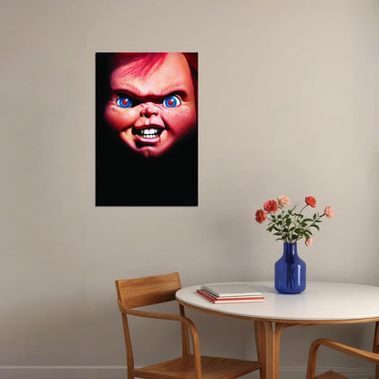 Chucky Movie Poster Horror Film Wall Art Cult Classic Print
