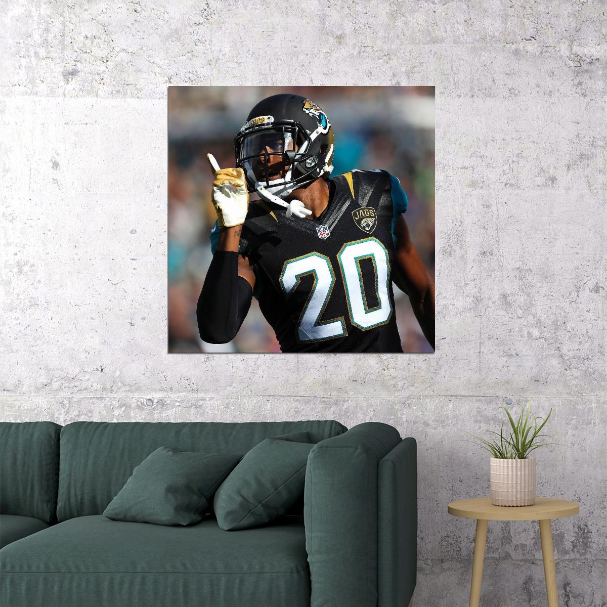 Jalen Ramsey Nfl Football Player Poster Motivational Sports Wall Art - xonomax