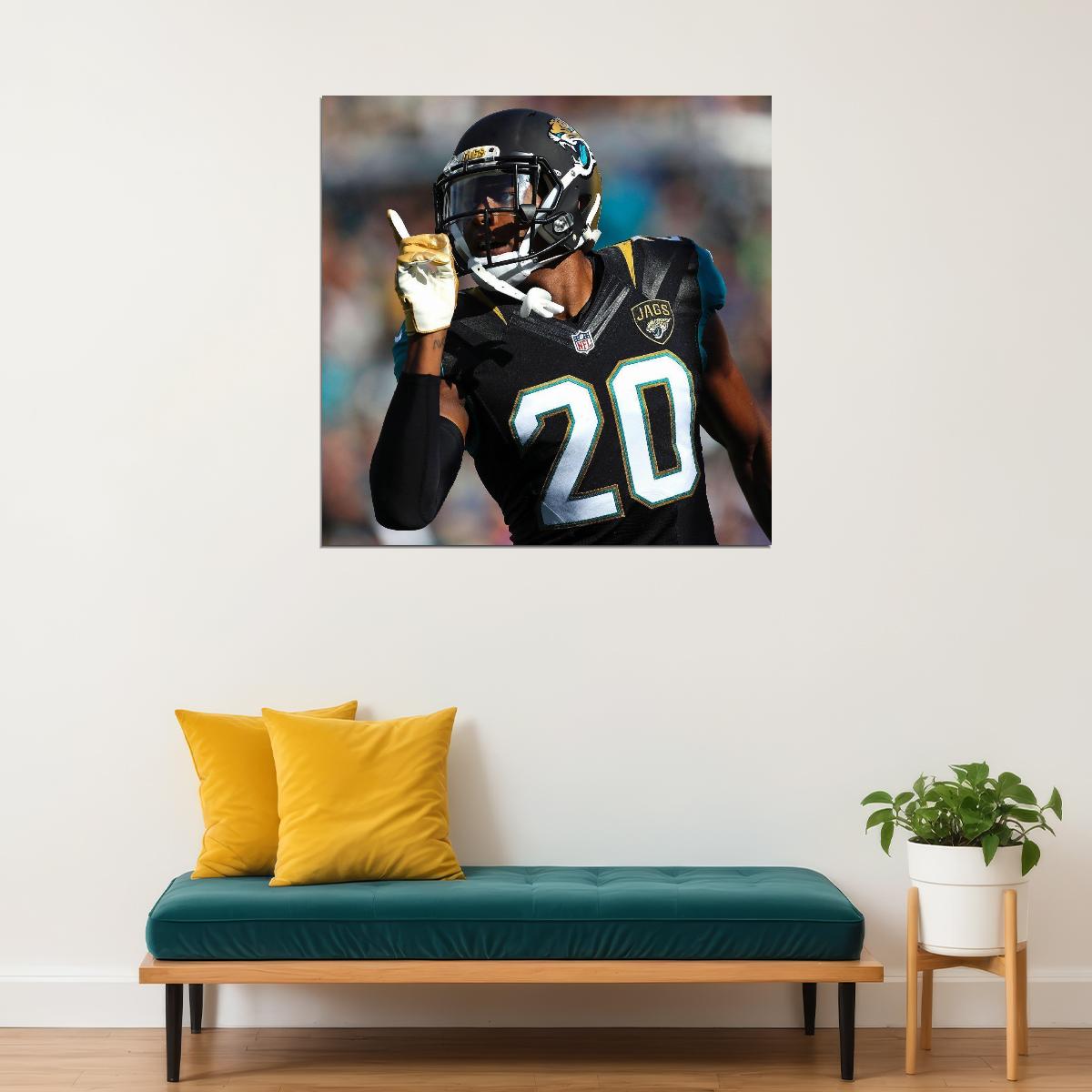 Jalen Ramsey Nfl Football Player Poster Motivational Sports Wall Art - xonomax