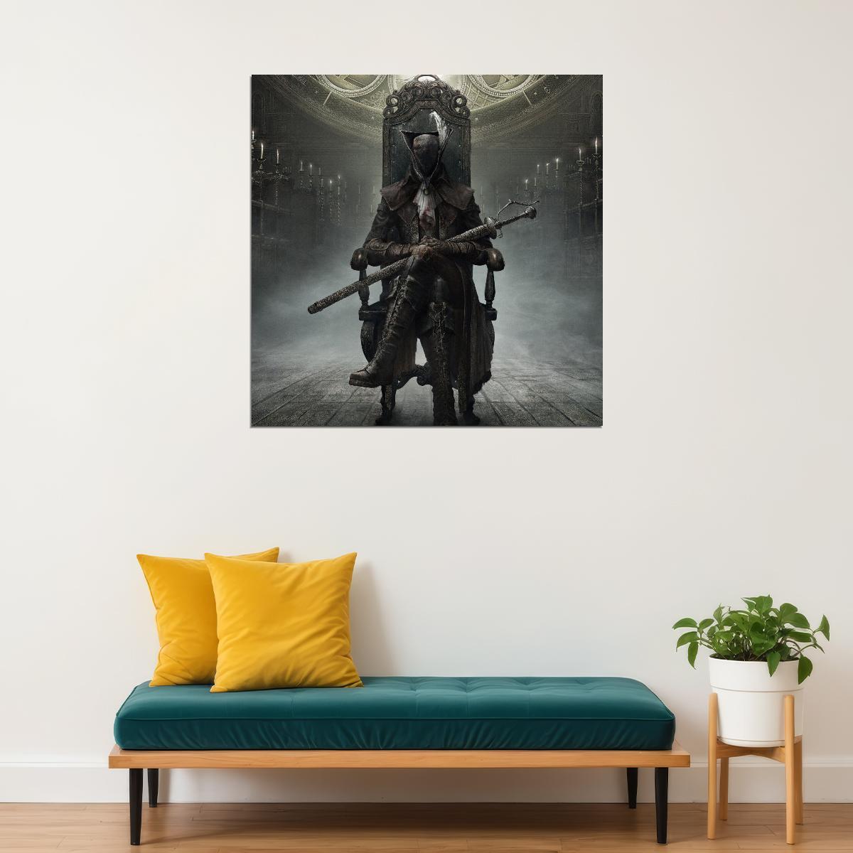 Bloodborne Video Game Poster Action Rpg Wall Art Gothic Horror Gaming Print - xonomax