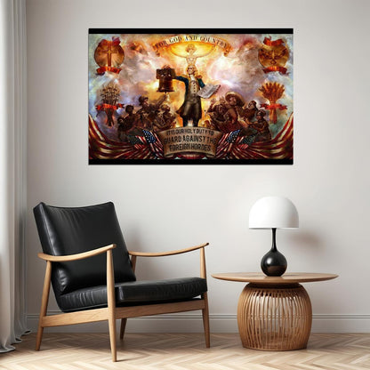 Bioshock Video Game Poster Action Rpg Wall Art Sci-fi Gaming Print