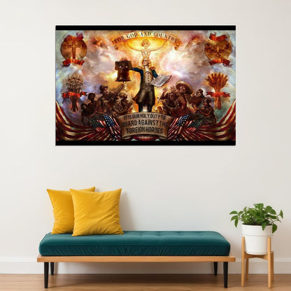 Bioshock Video Game Poster Action Rpg Wall Art Sci-fi Gaming Print