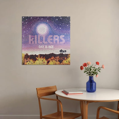 The Killers Day & Age Album Cover Art Music Poster Iconic Rock Band Print