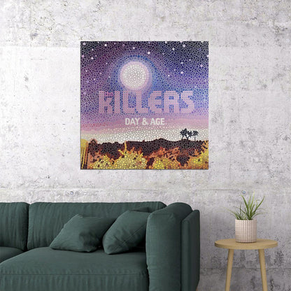 The Killers Day & Age Album Cover Art Music Poster Iconic Rock Band Print