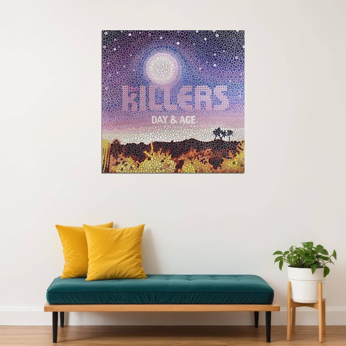 The Killers Day & Age Album Cover Art Music Poster Iconic Rock Band Print