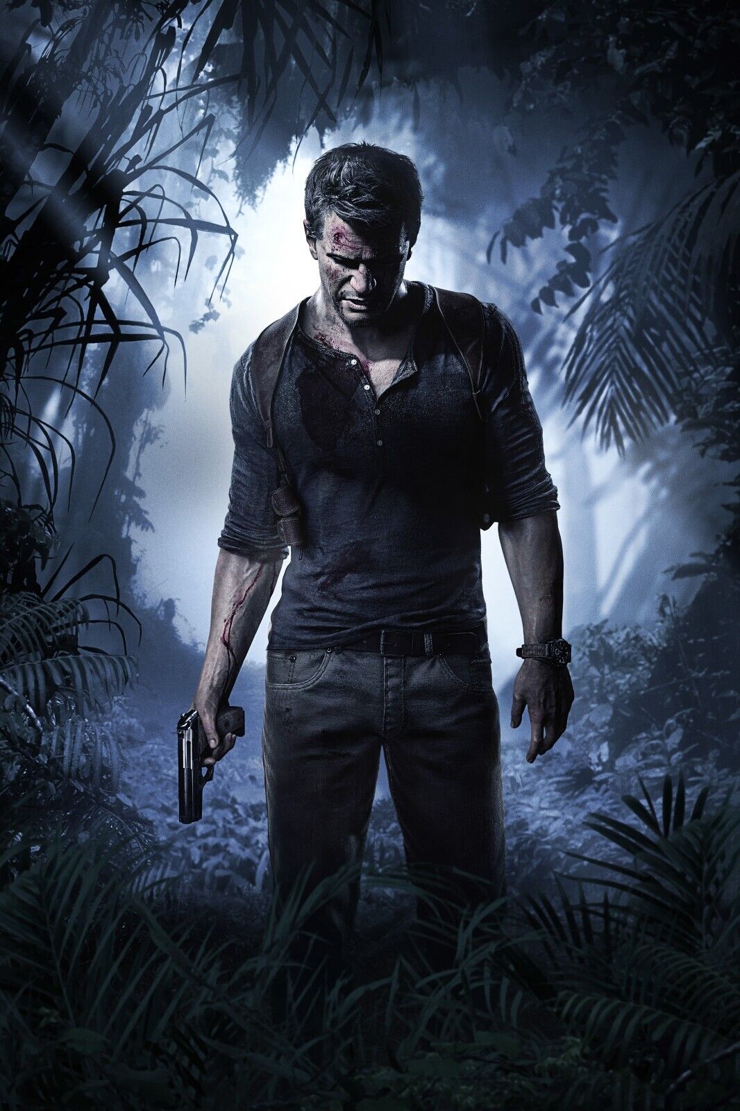 Uncharted Video Game Poster Epic Adventure Art