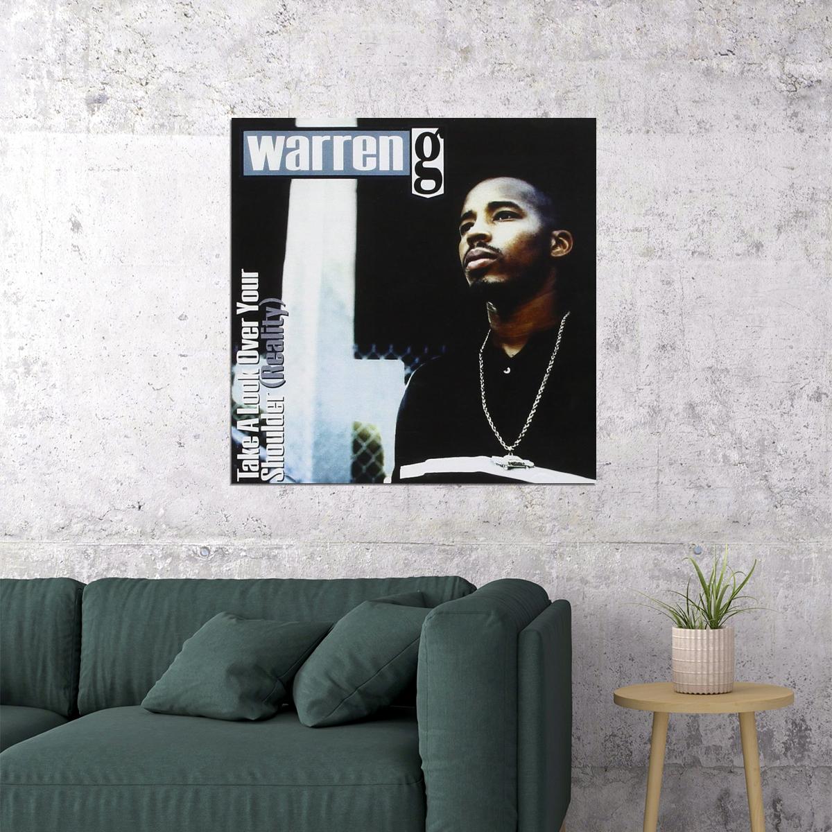 Warren G Take A Look Over Your Shoulder Album Cover Art Rapper Music Poster