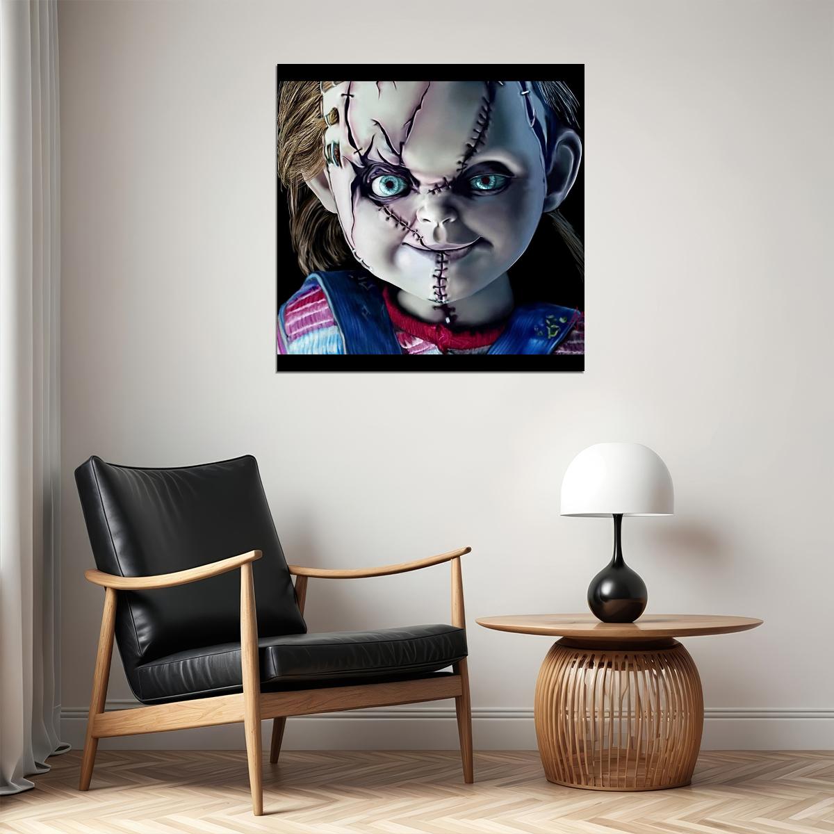 Chucky Movie Poster Horror Film Wall Art Cult Classic Print - xonomax