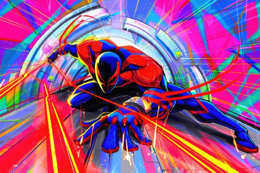 Spider-man 2099 Comic Book Poster Futuristic Hero Print - xonomax