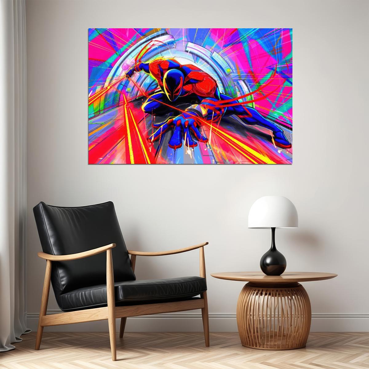 Spider-man 2099 Comic Book Poster Futuristic Hero Print - xonomax