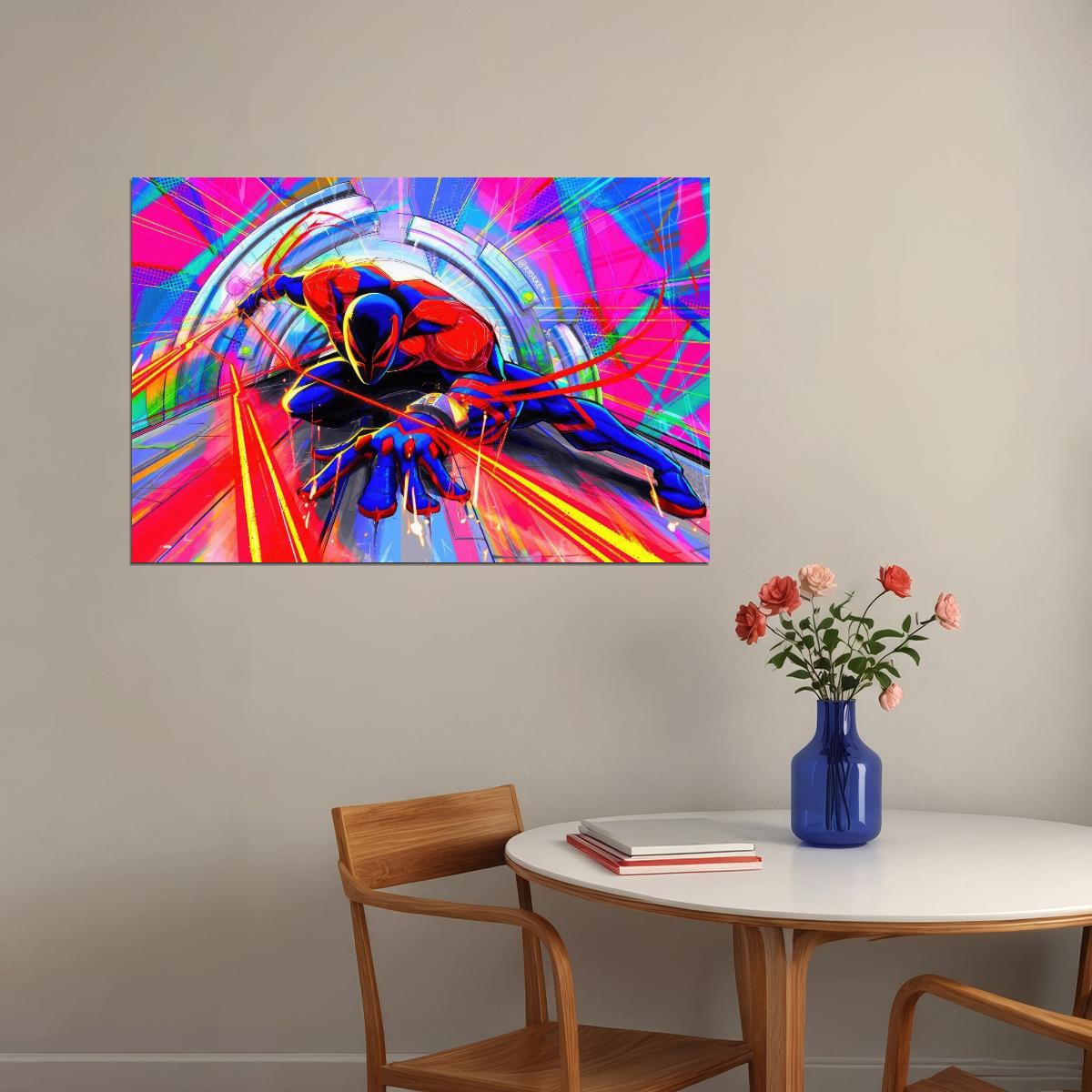 Spider-man 2099 Comic Book Poster Futuristic Hero Print - xonomax