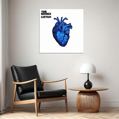 The Kooks Listen Album Cover Art Music Poster Iconic Indie Rock Band Print