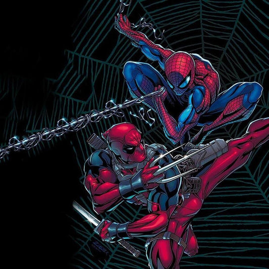 Spider-man Vs Deadpool Comic Book Poster Superheroes Print - xonomax