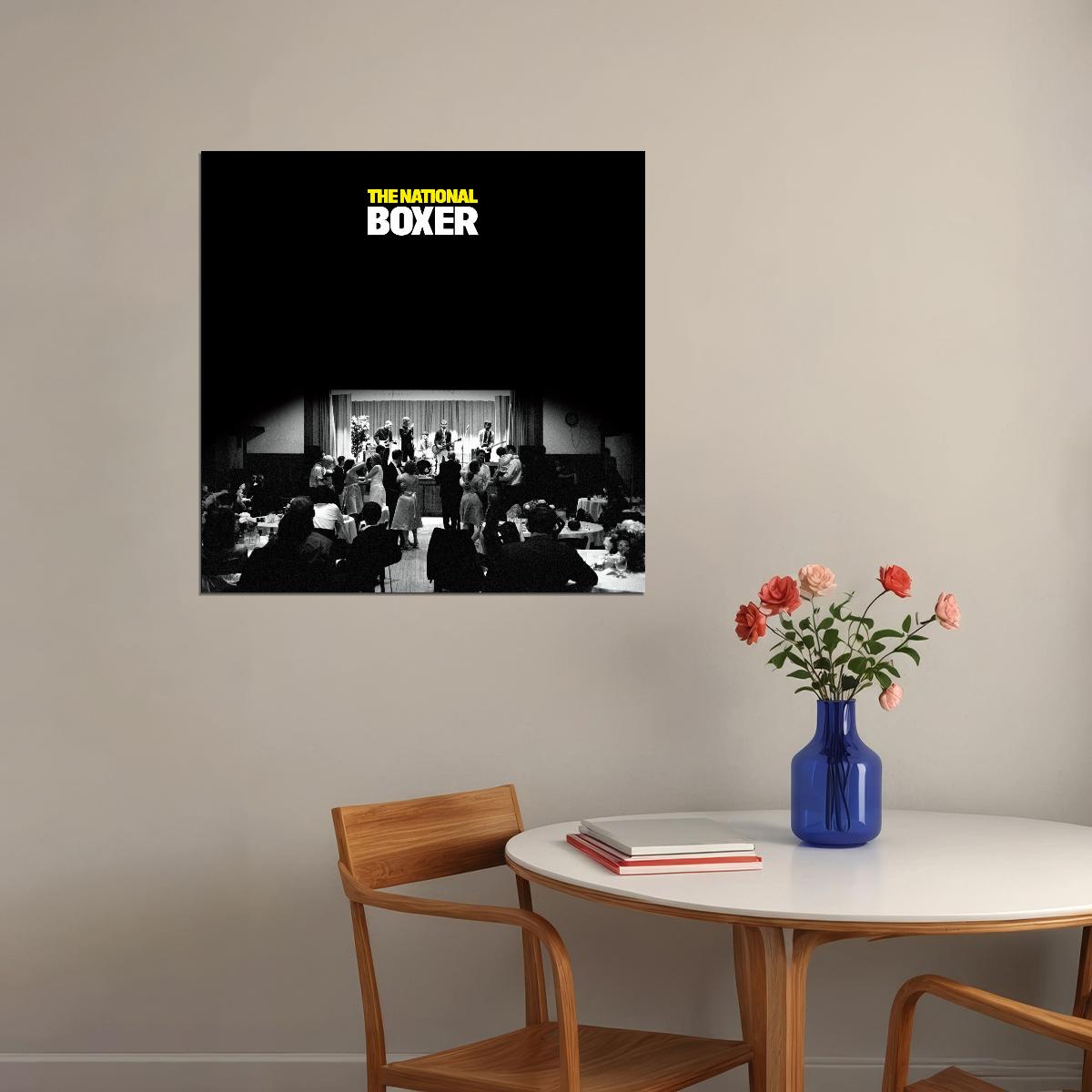 The National Boxer Album Cover Art Music Poster Iconic Indie Rock Band Print